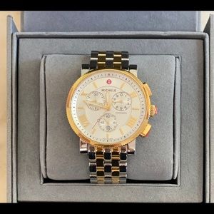 Michele Watch 44mm Women's Two Tone